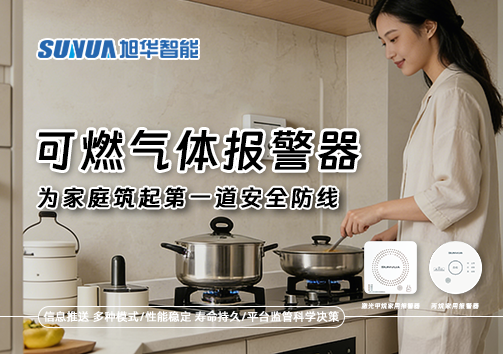 可燃气体报警器，为家庭筑起第一道安全防线！